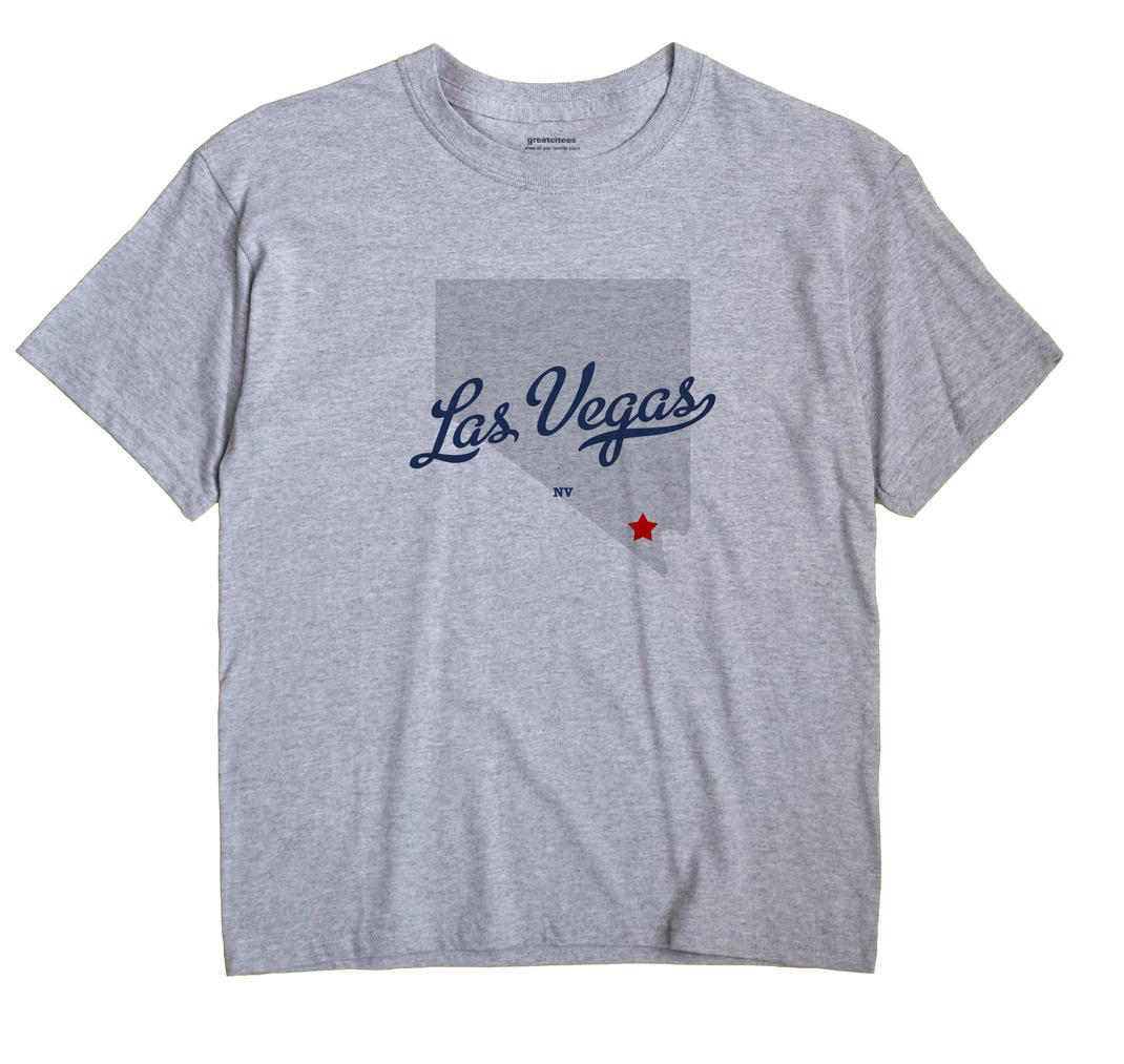 las vegas nevada map. Las Vegas Nevada NV Shirt