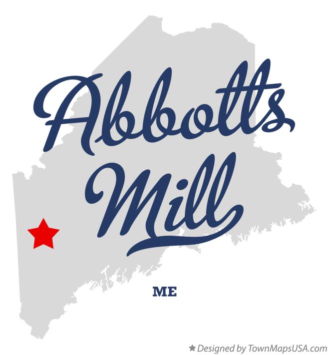 Map of Abbotts Mill Maine ME