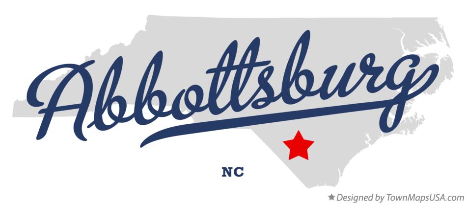 Map of Abbottsburg North Carolina NC
