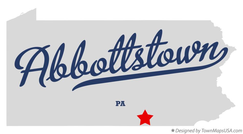 Map of Abbottstown Pennsylvania PA