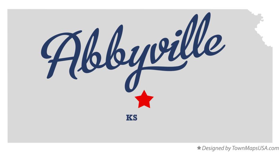 Map of Abbyville Kansas KS