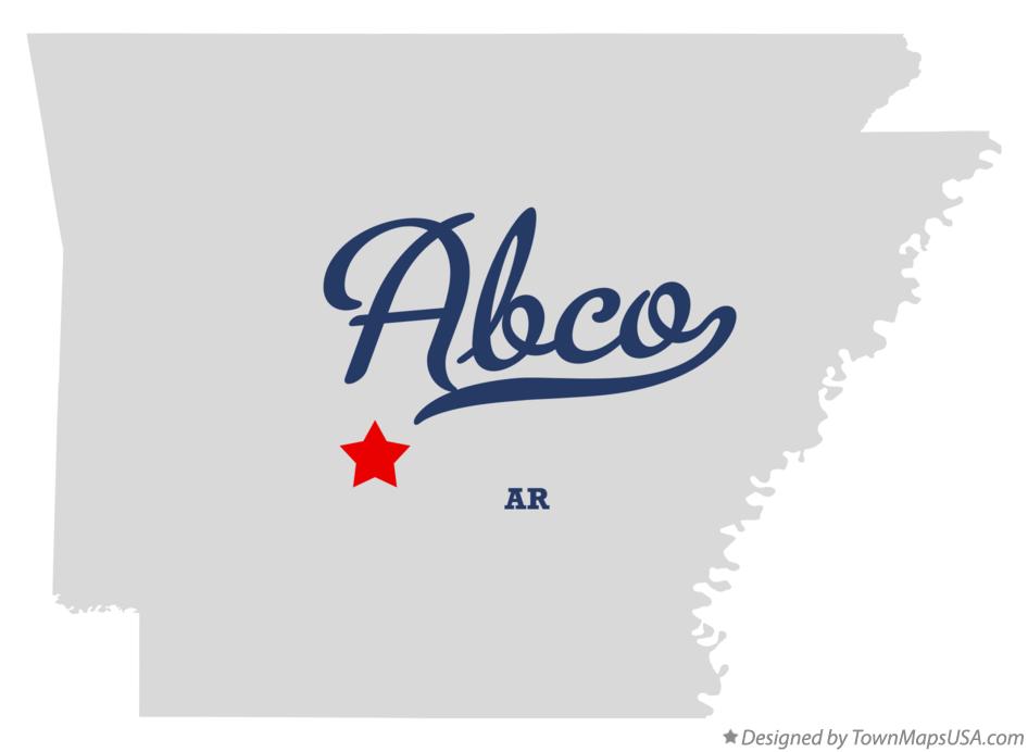 Map of Abco Arkansas AR