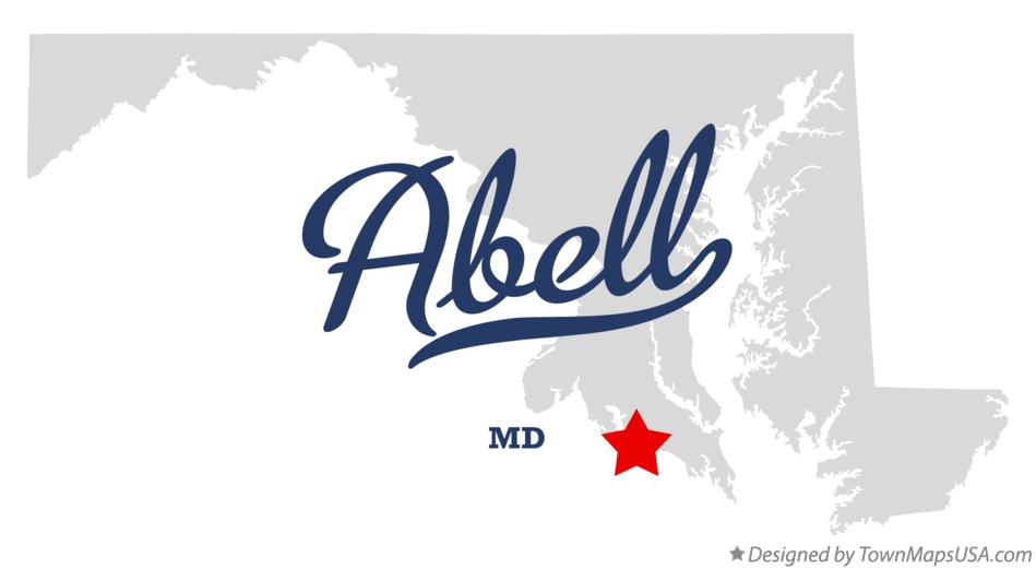 Map of Abell Maryland MD