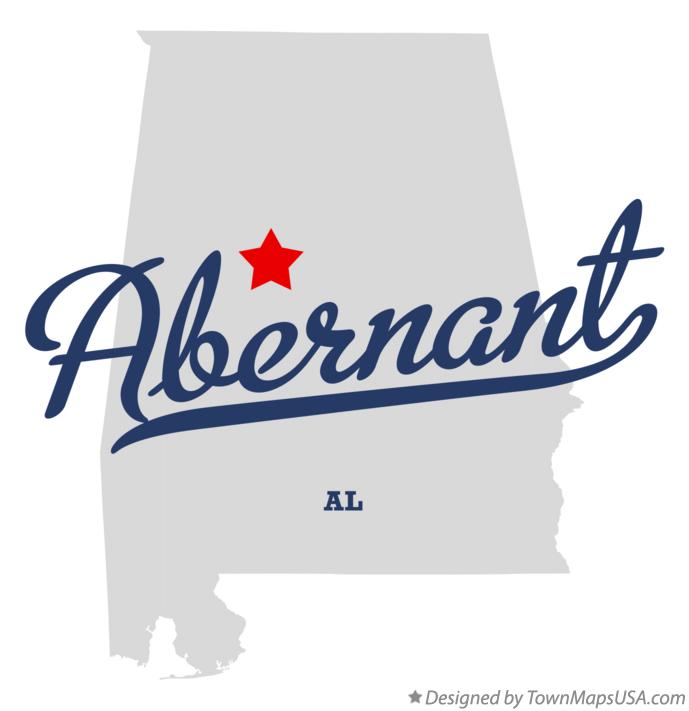 Map of Abernant Alabama AL