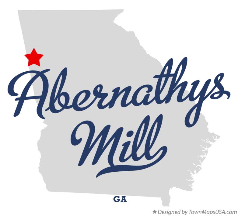 Map of Abernathys Mill Georgia GA