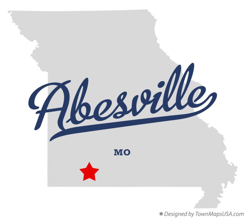 Map of Abesville Missouri MO