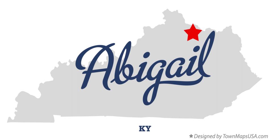 Map of Abigail Kentucky KY