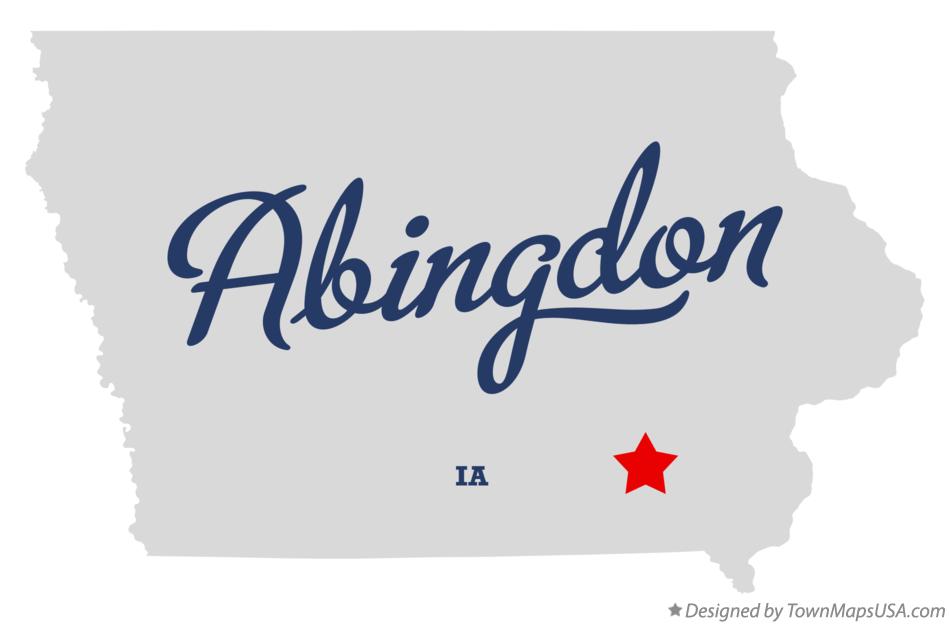 Map of Abingdon Iowa IA