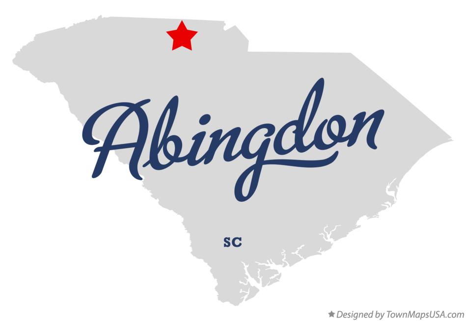 Map of Abingdon South Carolina SC