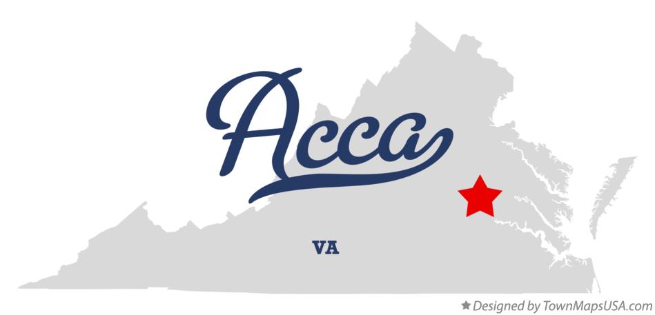 Map of Acca Virginia VA