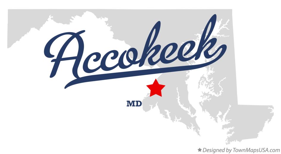 Map of Accokeek Maryland MD