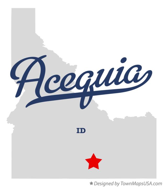 Map of Acequia Idaho ID