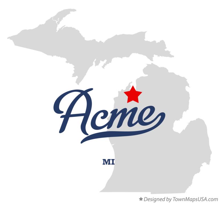 Map of Acme Michigan MI