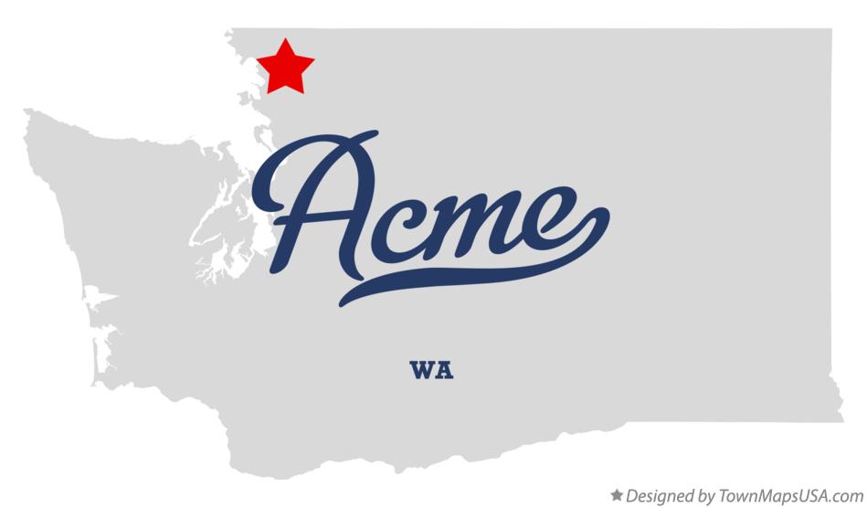 Map of Acme Washington WA