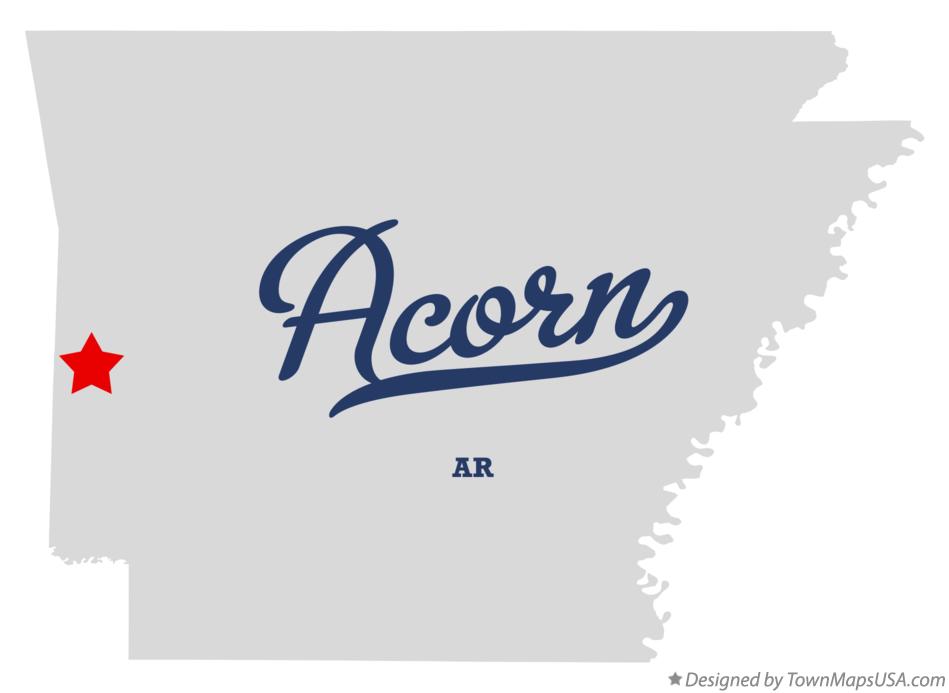 Map of Acorn Arkansas AR