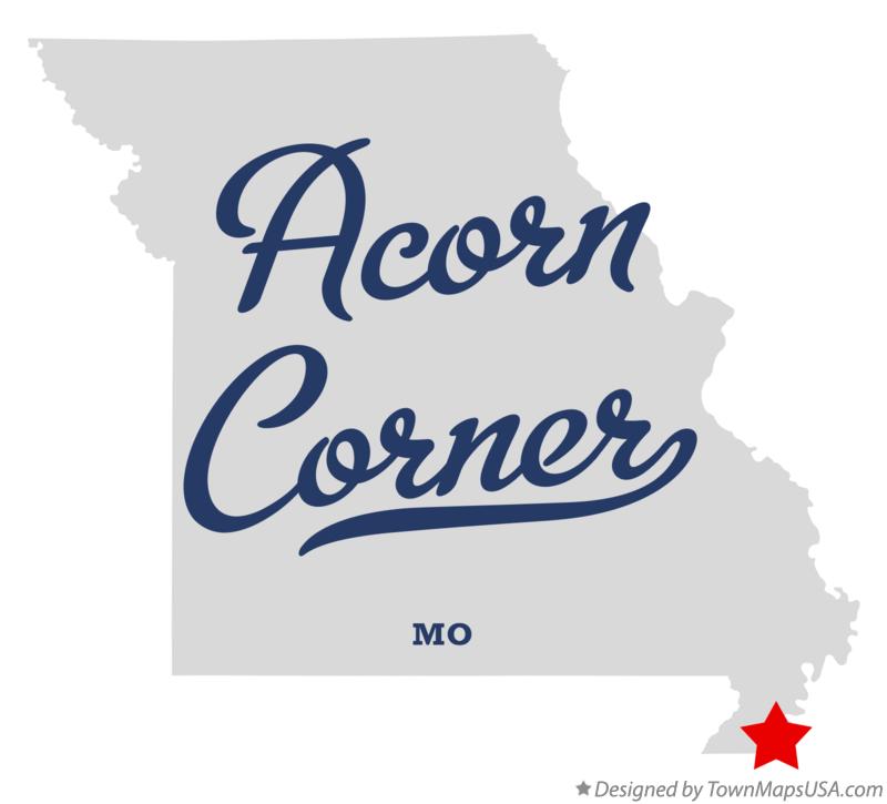 Map of Acorn Corner Missouri MO