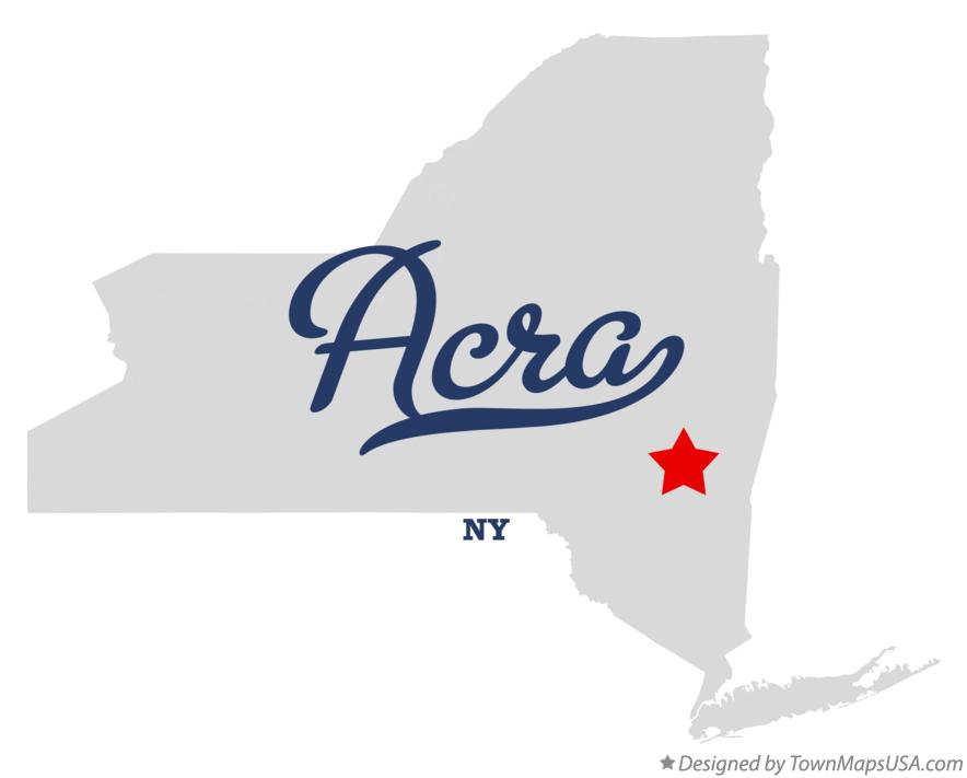 Map of Acra New York NY