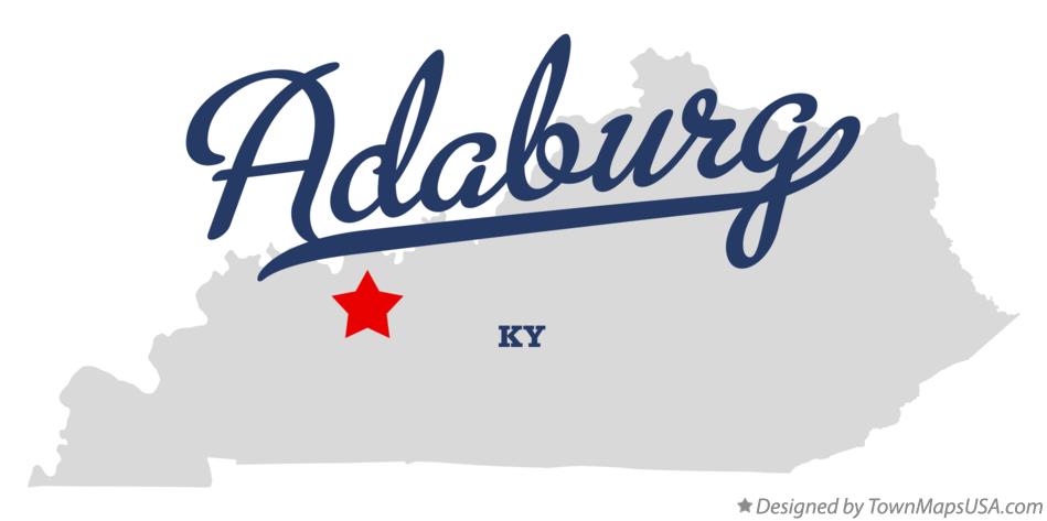 Map of Adaburg Kentucky KY