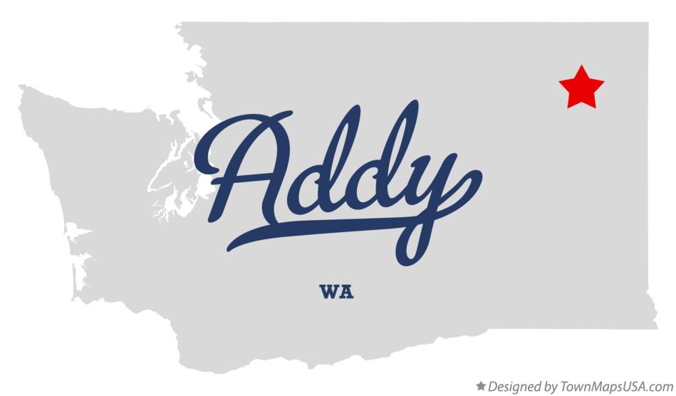 Map of Addy Washington WA