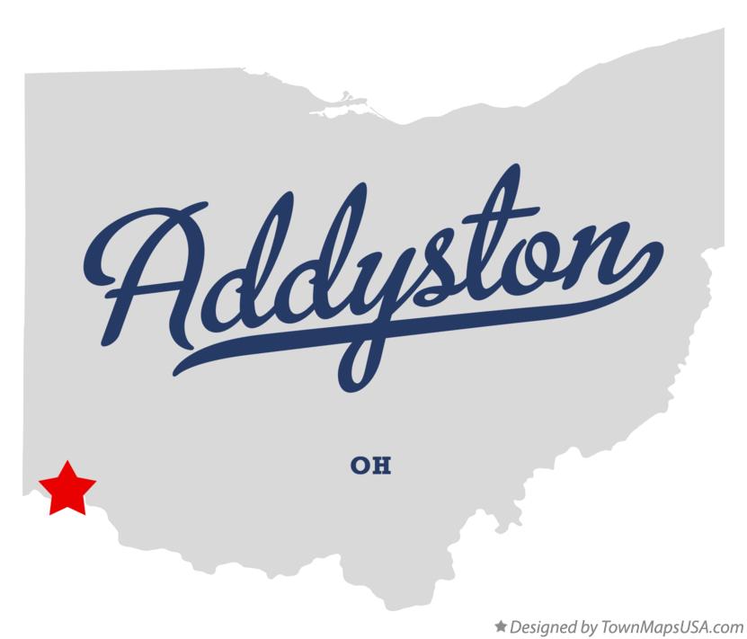 Map of Addyston Ohio OH