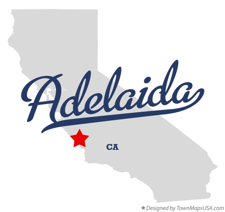 Map of Adelaida California CA