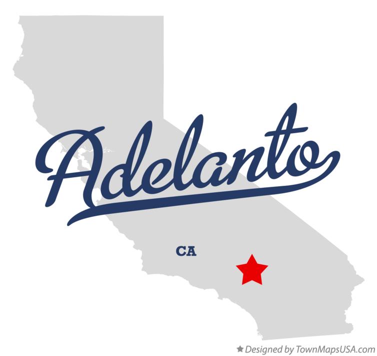 Map of Adelanto California CA