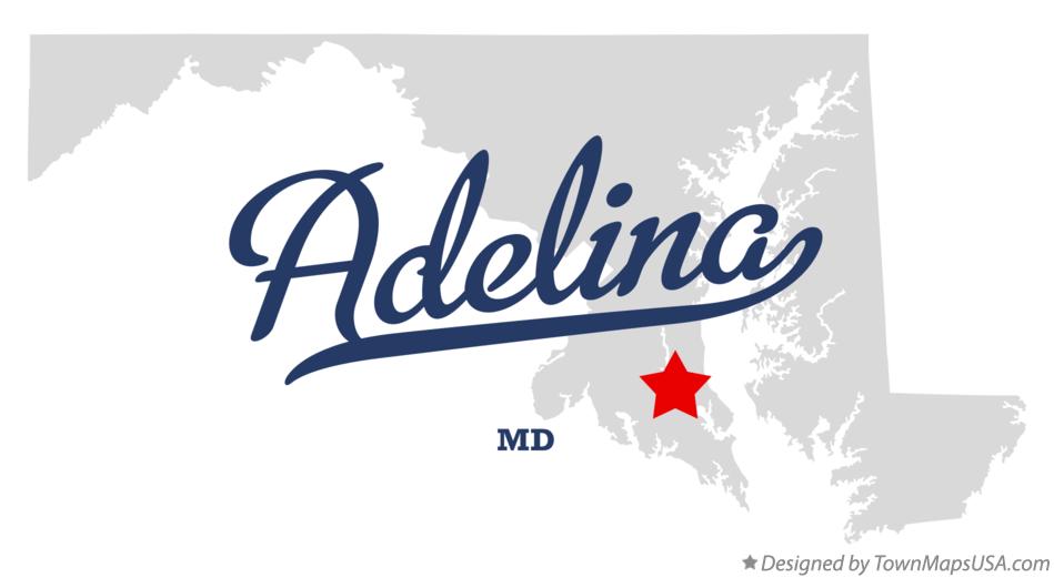 Map of Adelina Maryland MD