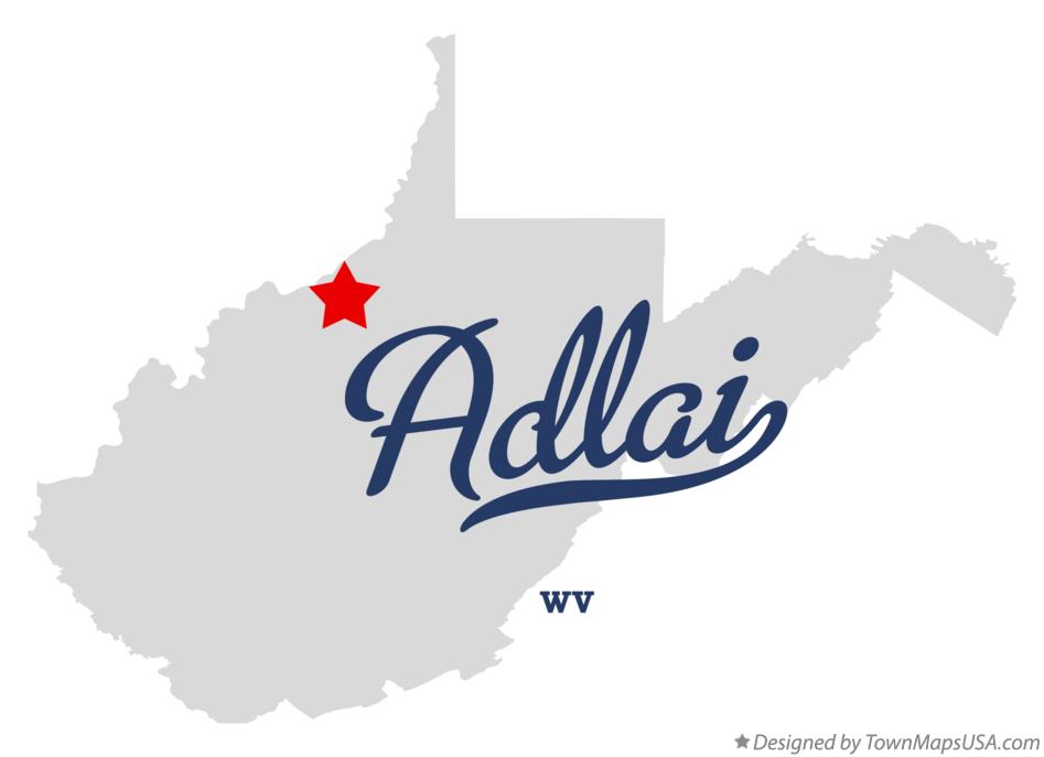 Map of Adlai West Virginia WV