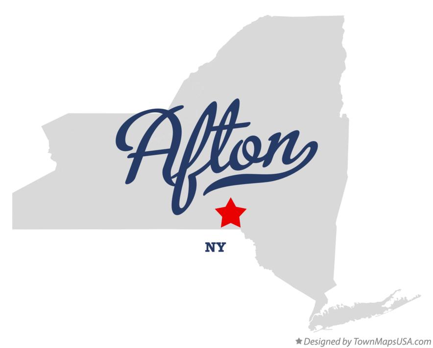 Map of Afton New York NY