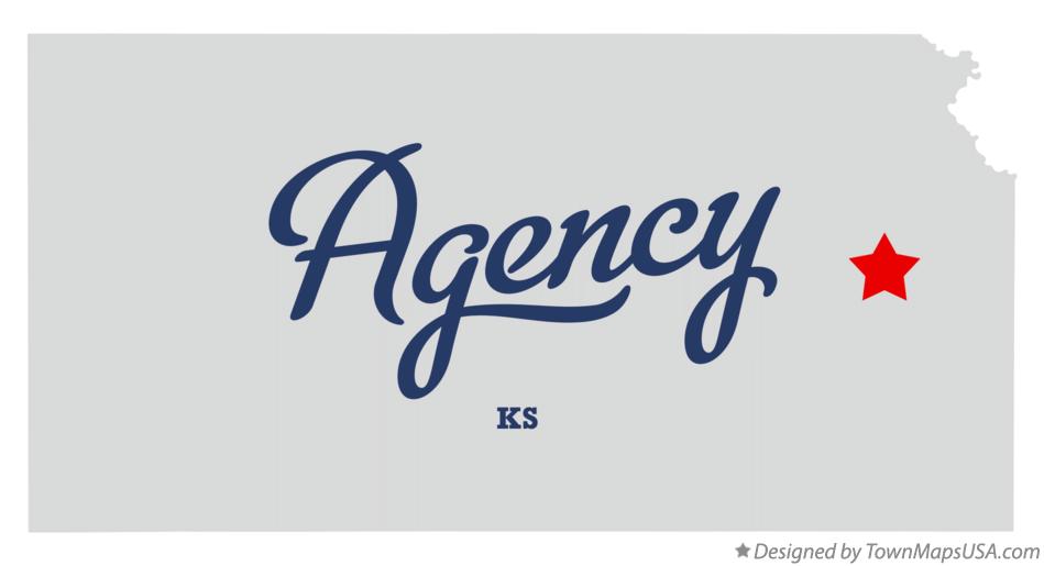 Map of Agency Kansas KS
