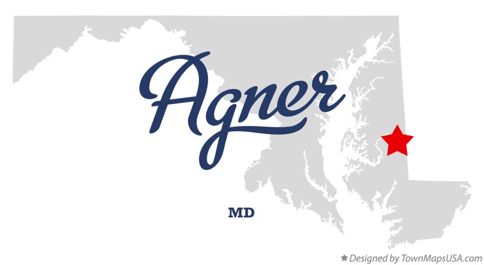 Map of Agner Maryland MD