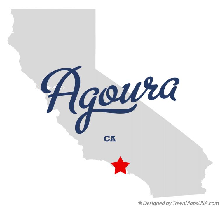 Map of Agoura California CA