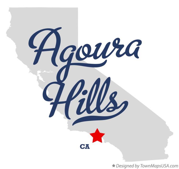 Map Of Agoura Hills Ca California