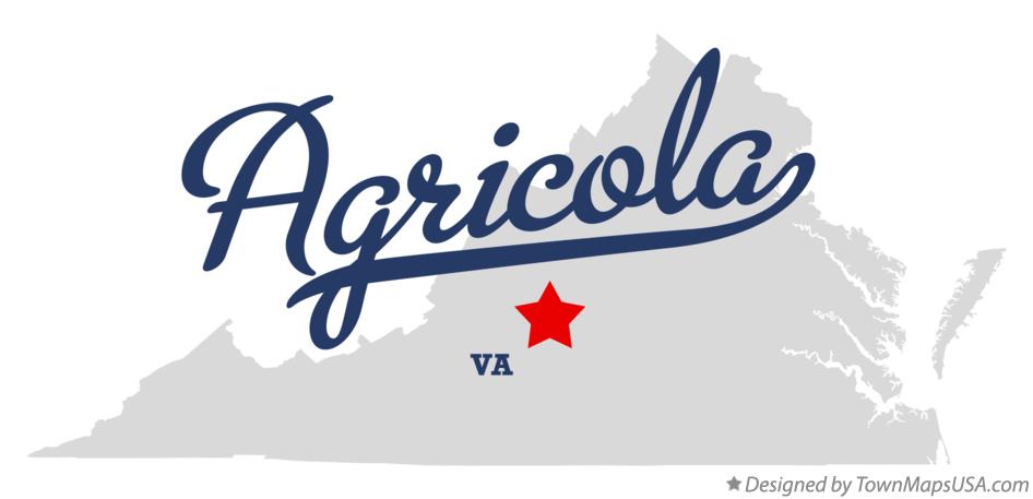Map of Agricola Virginia VA