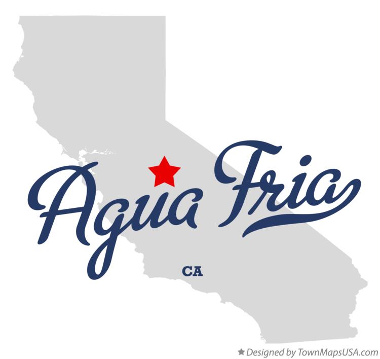 Map of Agua Fria California CA