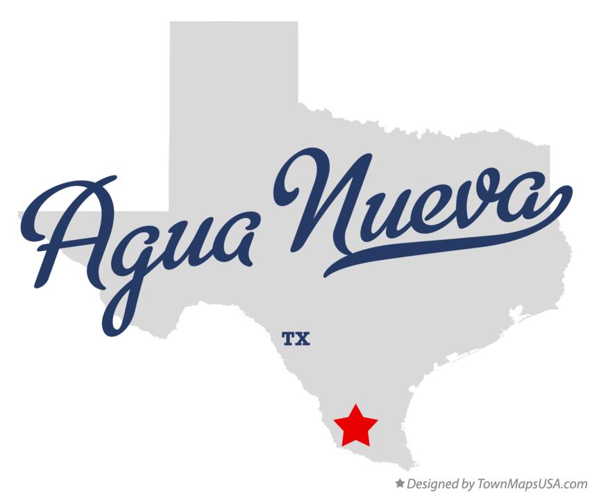 Map of Agua Nueva Texas TX