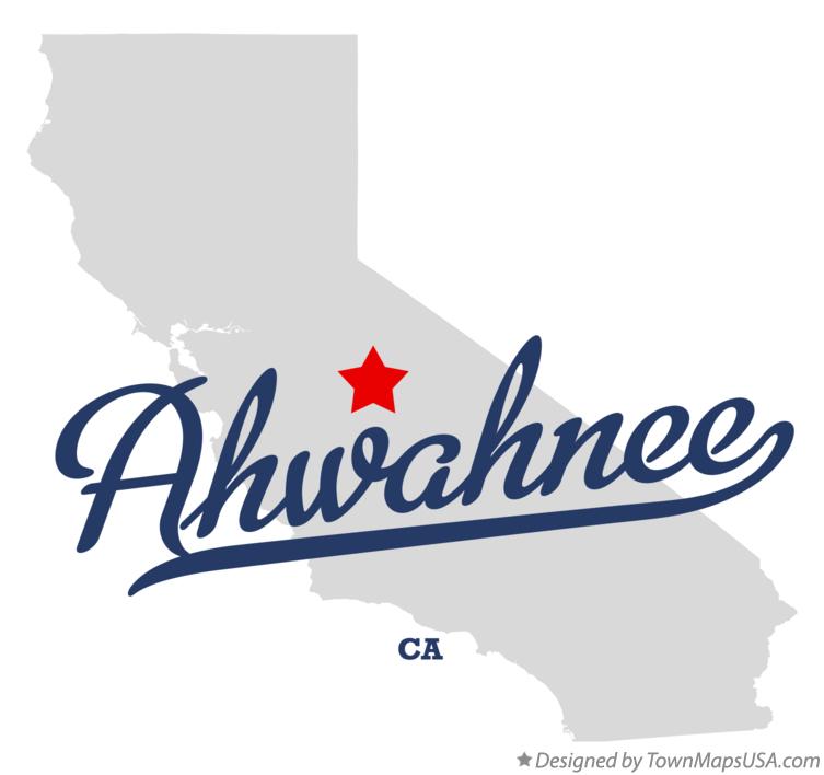 Map of Ahwahnee California CA