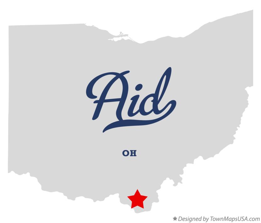 Map of Aid Ohio OH