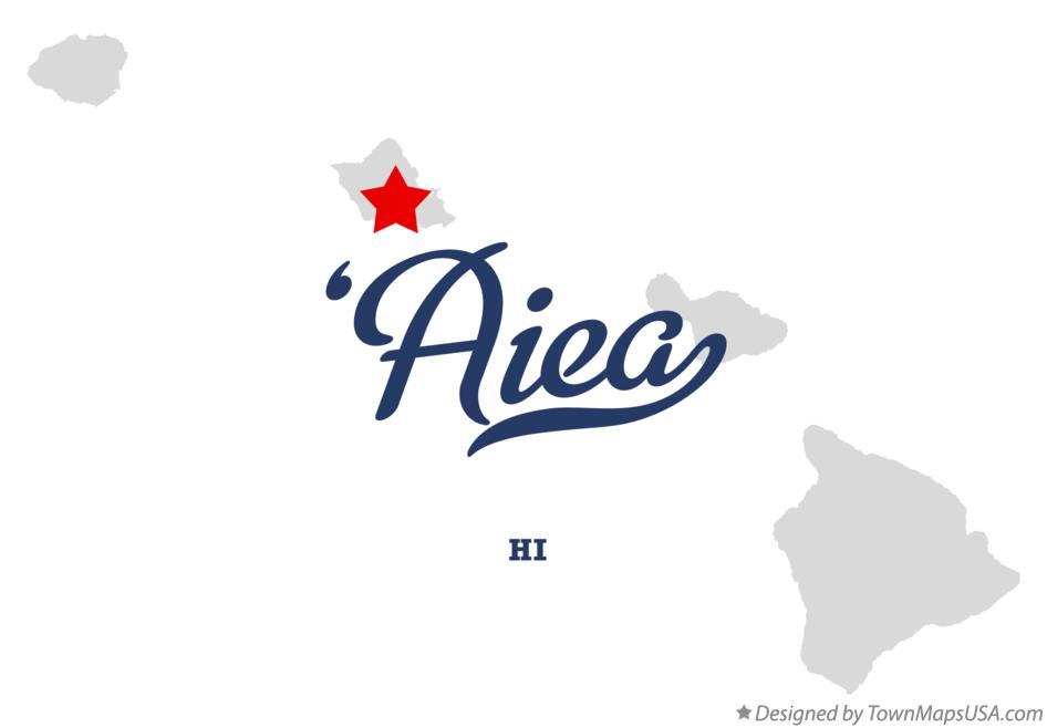 Map of ‘Aiea Hawaii HI