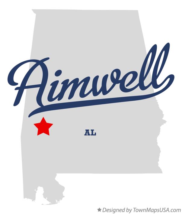 Map of Aimwell Alabama AL