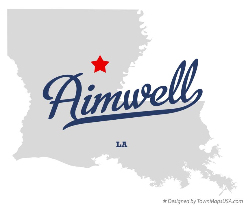 Map of Aimwell Louisiana LA