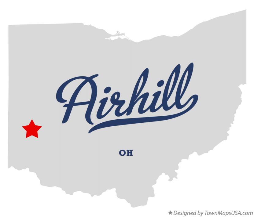 Map of Airhill Ohio OH