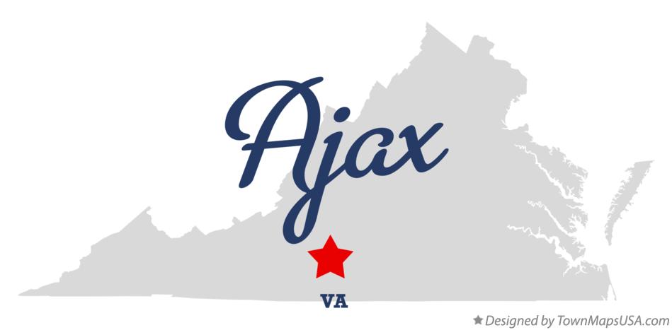 Map of Ajax Virginia VA