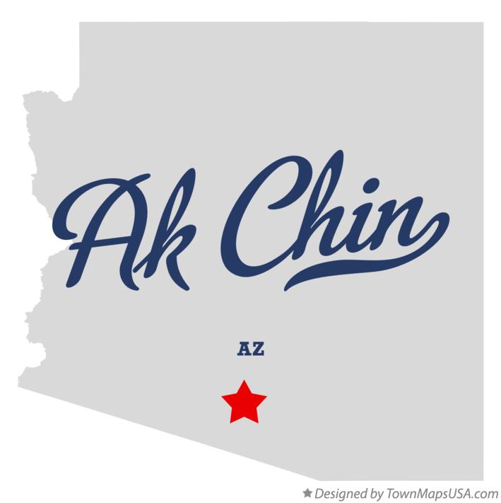 Map of Ak Chin Arizona AZ