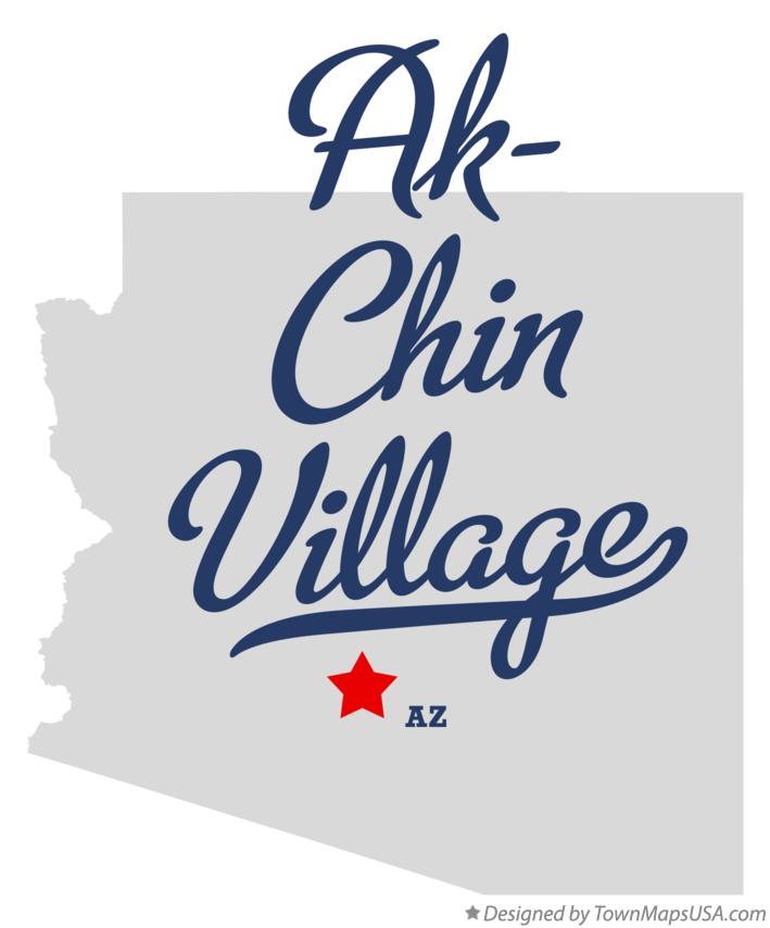 Map of Ak-Chin Village Arizona AZ