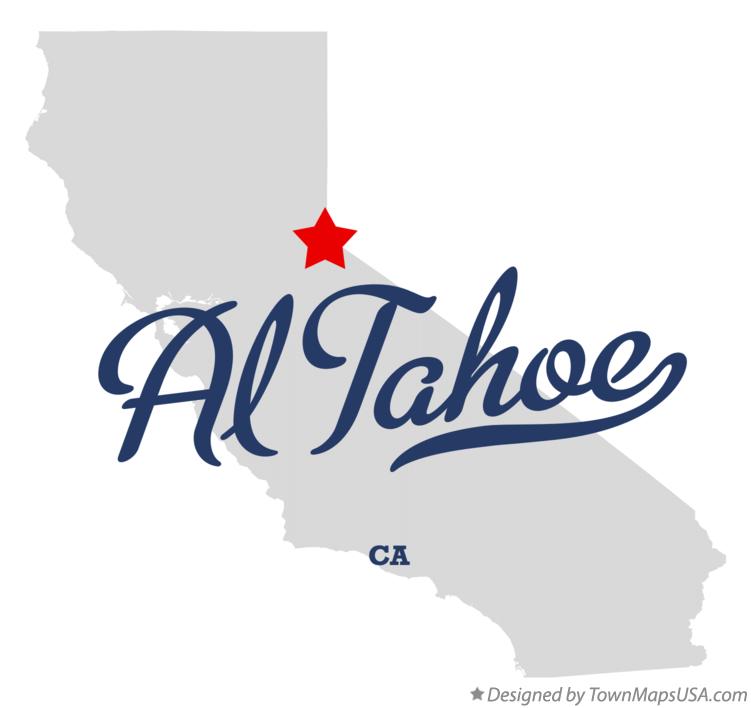 Map of Al Tahoe California CA