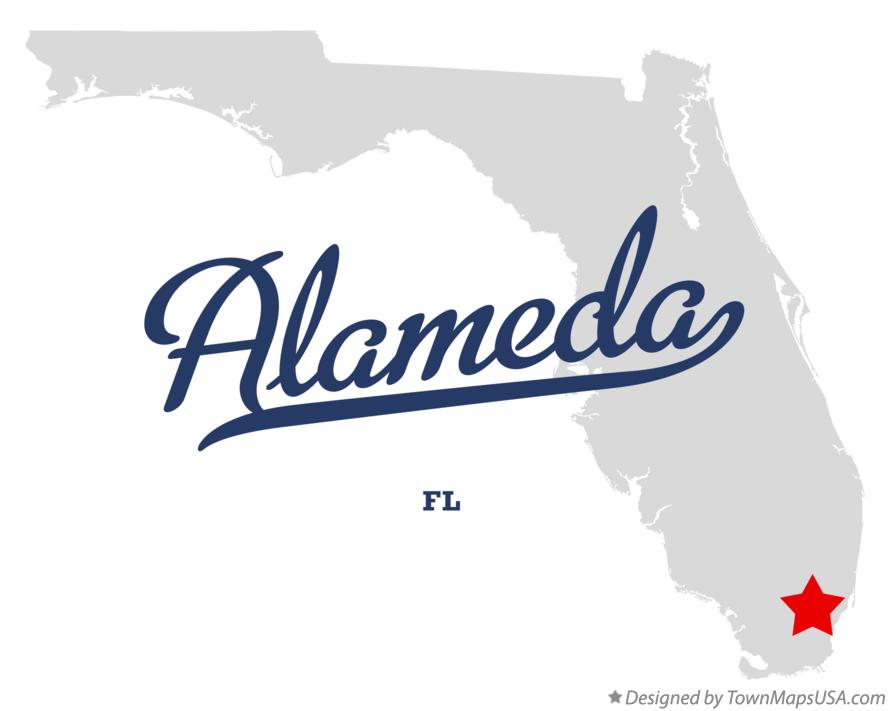 Map of Alameda Florida FL