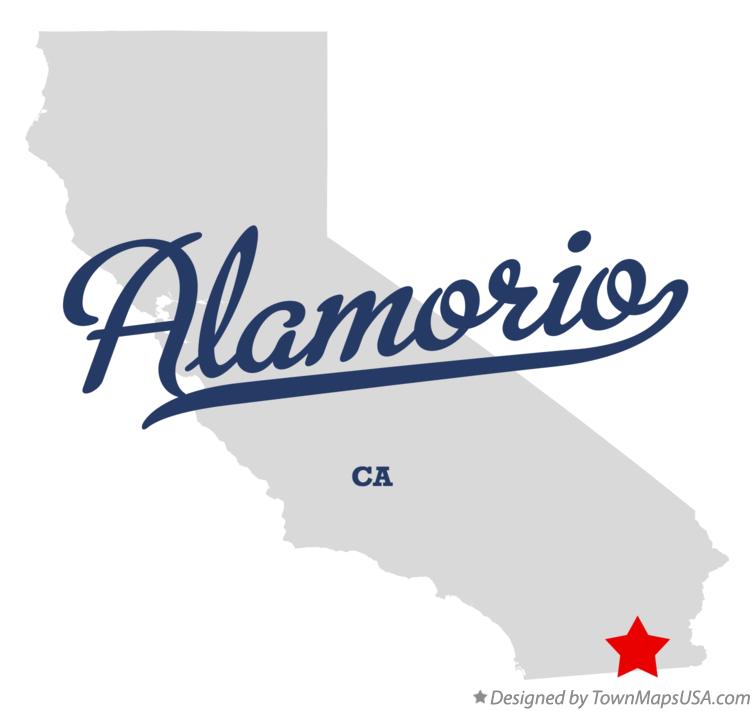 Map of Alamorio California CA