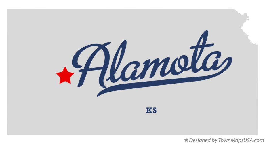Map of Alamota Kansas KS