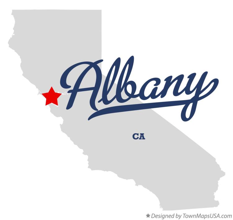 Map of Albany California CA